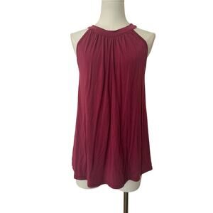 78 & Sunny Dark Raspberry / Magenta Top Modal Sleeveless - Small